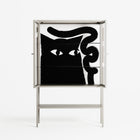 Black Cat - Loft Cabinet - Konrad Blaszczyk - Pebble - Clear glass