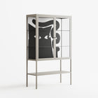 Black Cat - Loft Cabinet - Konrad Blaszczyk - Pebble - Clear glass