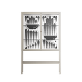 Black Fern - Loft Cabinet - Konrad Blaszczyk - Pebble - Clear glass