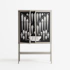 White Fern - Loft Cabinet - Konrad Blaszczyk - Pebble - Clear glass