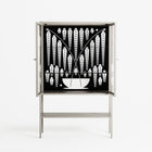 White Fern - Loft Cabinet - Konrad Blaszczyk - Pebble - Clear glass