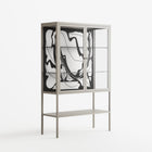 White Potted Plant - Loft Cabinet - Konrad Blaszczyk - Pebble - Clear glass