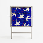 Birds A - Loft Cabinet - Heather Zhou - Pebble - Clear glass