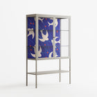 Birds A - Loft Cabinet - Heather Zhou - Pebble - Clear glass