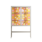 Cake - Loft Cabinet - Heather Zhou - Pebble - Clear glass