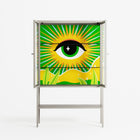 Curiosity - Loft Cabinet - Heather Zhou - Pebble - Clear glass