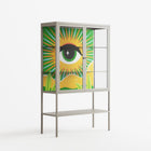 Curiosity - Loft Cabinet - Heather Zhou - Pebble - Clear glass