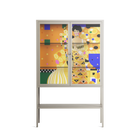 Klimt - Loft Cabinet - Heather Zhou - Pebble - Clear glass