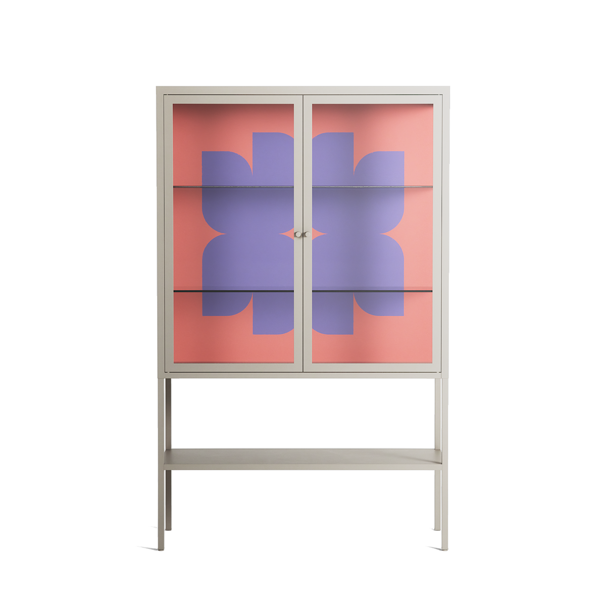 Stella - Loft Cabinet - Linus Lohoff - Pebble - Clear glass