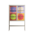 Flowers All - Loft Cabinet - Linus Lohoff - Pebble - Clear glass