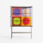 Flowers All - Loft Cabinet - Linus Lohoff - Pebble - Clear glass