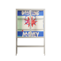 Wino Wagon - Loft Cabinet - Ciara Wade - Pebble - Clear glass