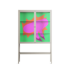 Sit This One Out - Loft Cabinet - Ciara Wade - Pebble - Clear glass