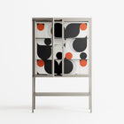 Conserto2 - Loft Cabinet - Vratislav Pecka - Pebble - Clear glass