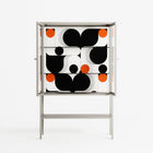 Conserto2 - Loft Cabinet - Vratislav Pecka - Pebble - Clear glass