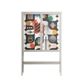 Connections - Loft Cabinet - Vratislav Pecka - Pebble - Clear glass