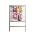 Its Ok - Loft Cabinet - Vratislav Pecka - Pebble - Clear glass