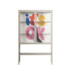 Its Ok - Loft Cabinet - Vratislav Pecka - Pebble - Clear glass