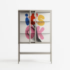Its Ok - Loft Cabinet - Vratislav Pecka - Pebble - Clear glass