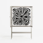 Splash of black - Loft Cabinet - Vratislav Pecka - Pebble - Clear glass