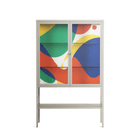 Vibrante - Loft Cabinet - Vratislav Pecka - Pebble - Clear glass