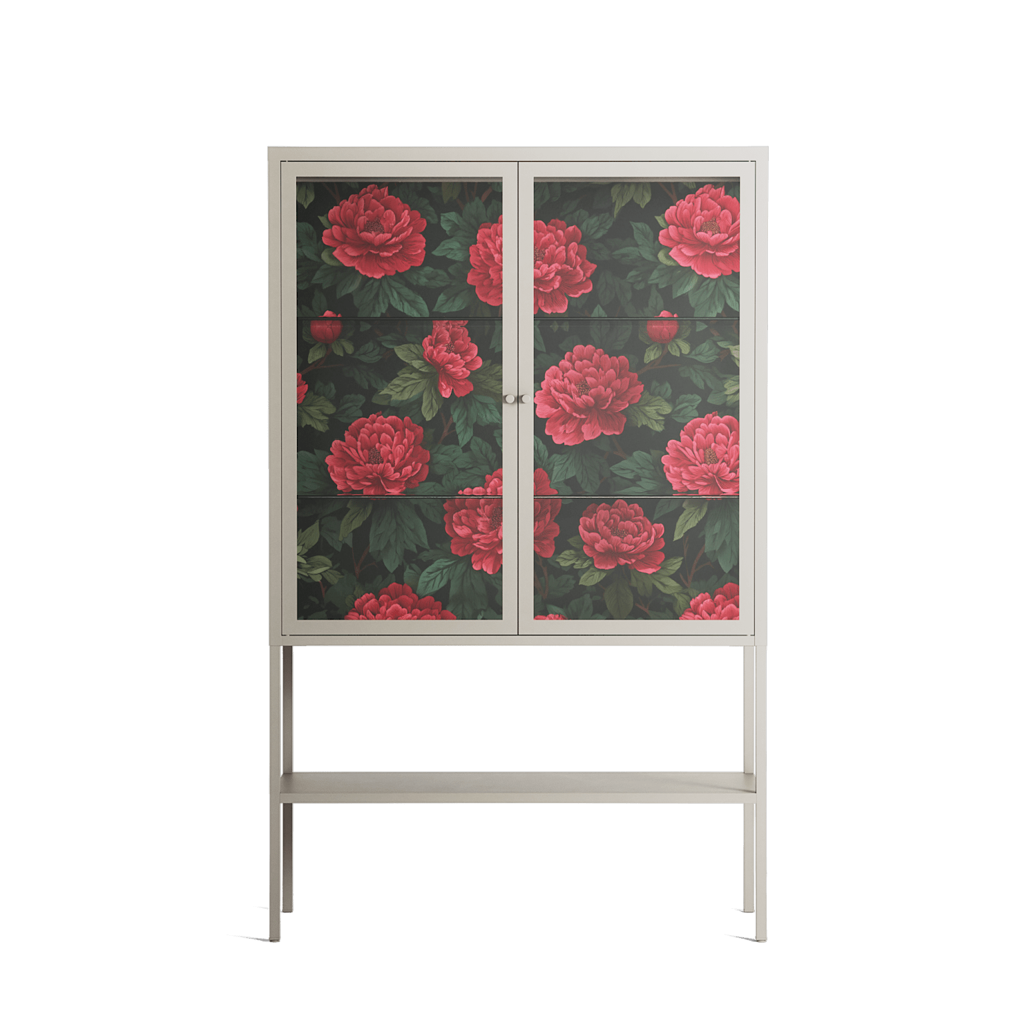 Mormors Rabatt - Loft Cabinet - Nur Rydberg - Pebble - Clear glass