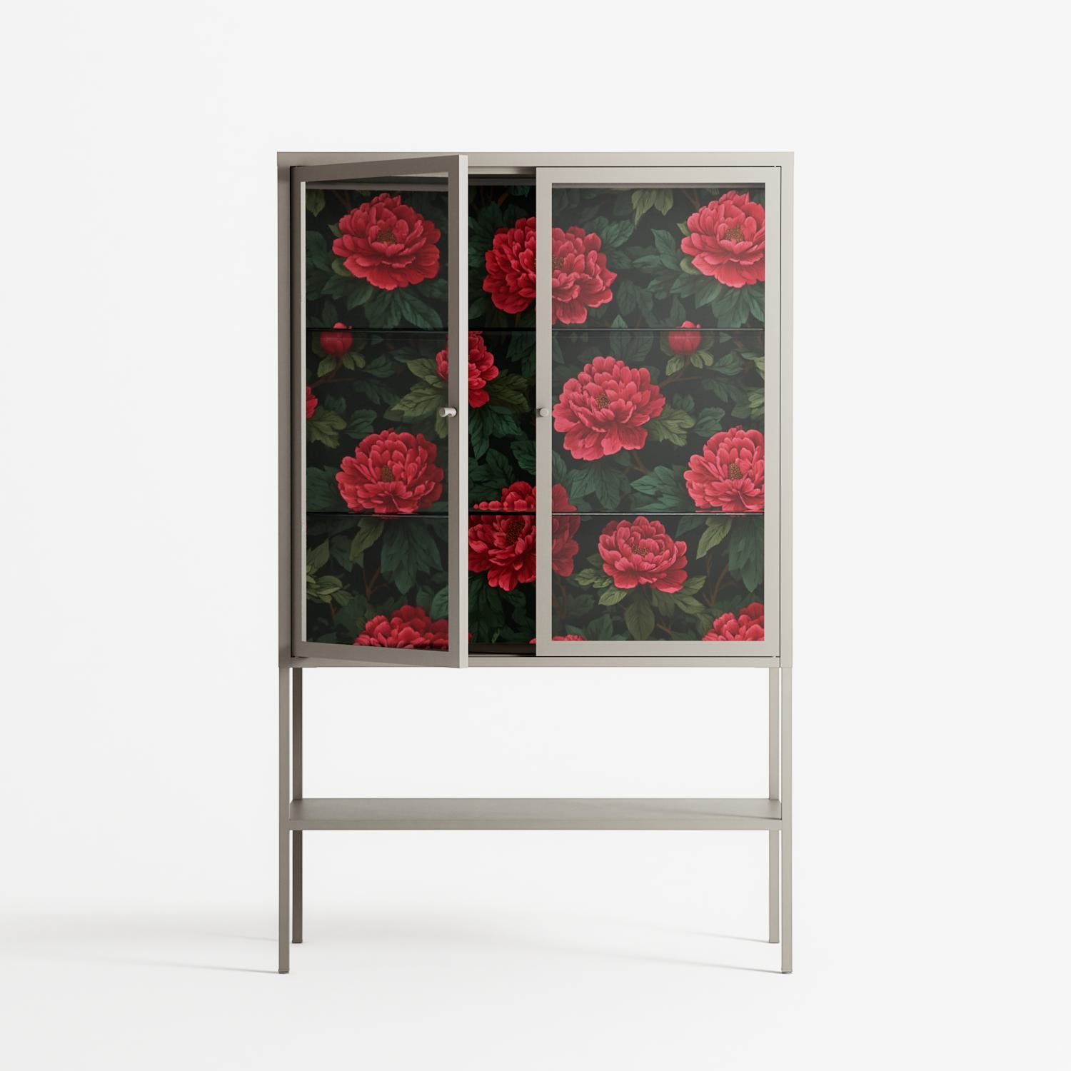 Mormors Rabatt - Cabinet - Nur Rydberg - Pebble - Clear glass