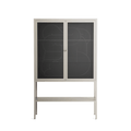 Hug 1 - Loft Cabinet - Andrea Devia-Nuño - Pebble - Clear glass