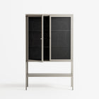 Hug 1 - Loft Cabinet - Andrea Devia-Nuño - Pebble - Clear glass