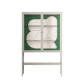Rest 1 - Loft Cabinet - Andrea Devia-Nuño - Pebble - Clear glass