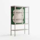 Rest 1 - Loft Cabinet - Andrea Devia-Nuño - Pebble - Clear glass