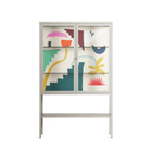 Garden Shapes - Loft Cabinet - Aley Wild - Pebble - Clear glass
