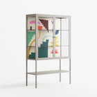 Garden Shapes - Loft Cabinet - Aley Wild - Pebble - Clear glass
