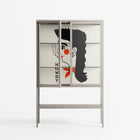 Howdy - Loft Cabinet - Aley Wild - Pebble - Clear glass
