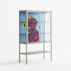 Flower - Loft Cabinet - Cezar Berje - Pebble - Clear glass