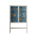 Bellis Bounty Blue - Loft Cabinet - Amy Suther - Pebble - Clear glass