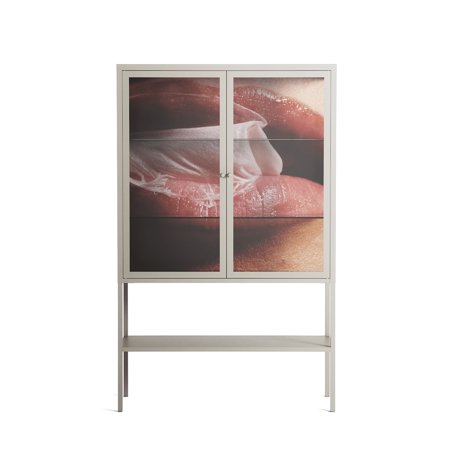 Blow - Loft Cabinet - Nadia Ryder - Pebble - Clear glass