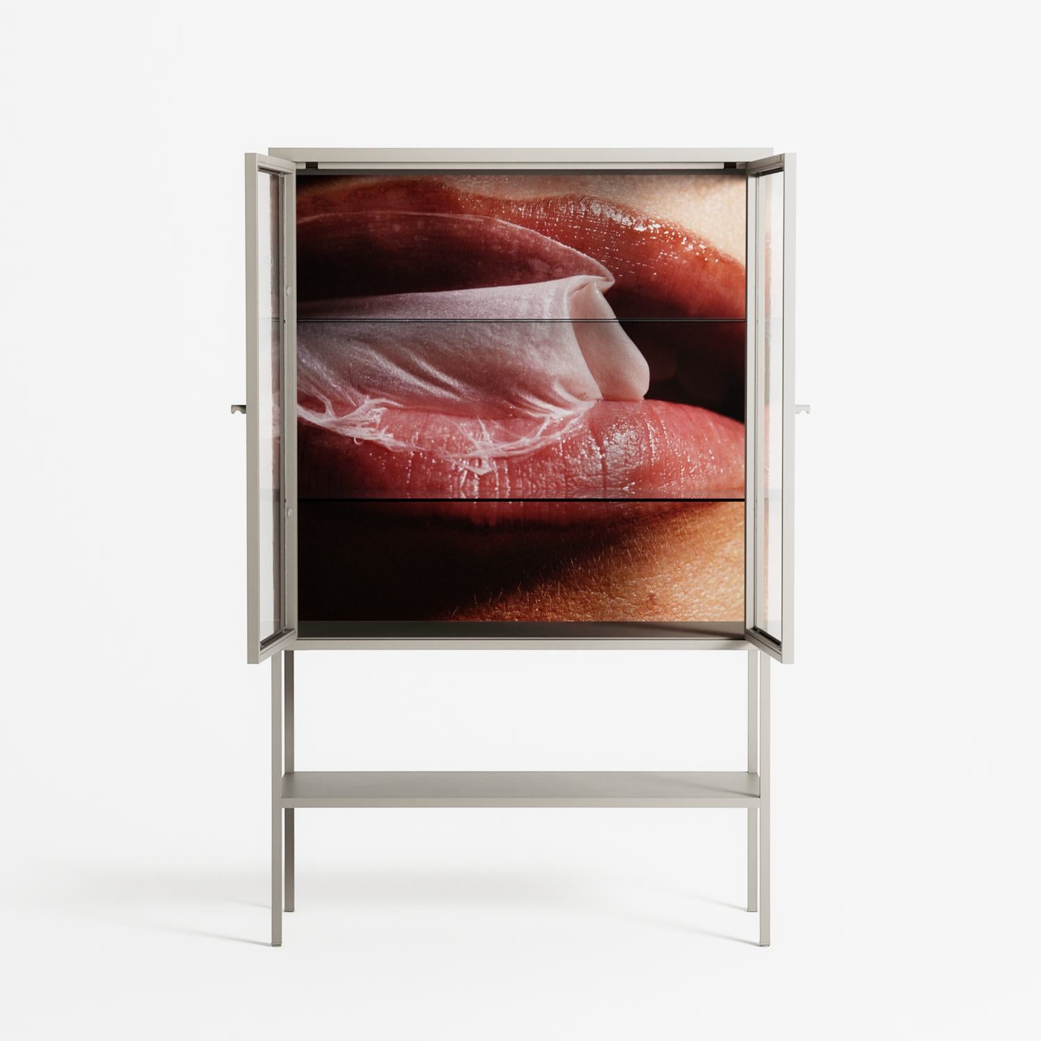 Blow - Loft Cabinet - Nadia Ryder - Pebble - Clear glass