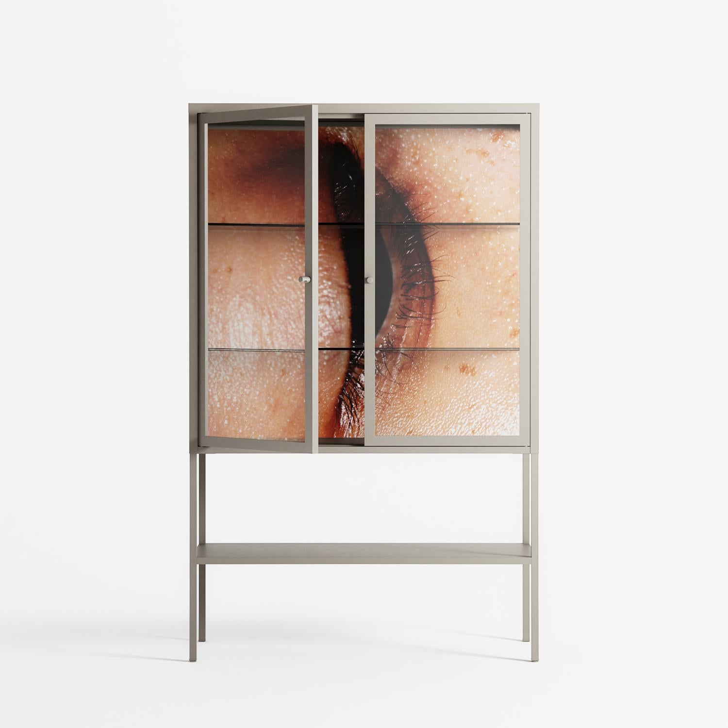 Glow - Loft Cabinet - Nadia Ryder - Pebble - Clear glass
