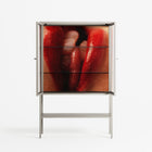 Red 2 - Loft Cabinet - Nadia Ryder - Pebble - Clear glass