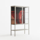 Red 3 - Loft Cabinet - Nadia Ryder - Pebble - Clear glass