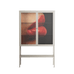 Red 4 - Loft Cabinet - Nadia Ryder - Pebble - Clear glass