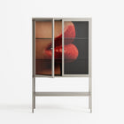 Red 4 - Loft Cabinet - Nadia Ryder - Pebble - Clear glass