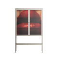Red - Loft Cabinet - Nadia Ryder - Pebble - Clear glass