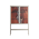 The Art Of Kissing 2 - Loft Cabinet - Nadia Ryder - Pebble - Clear glass