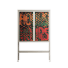 Hours - Loft Cabinet - Oluwasheyi Adebayo - Pebble - Clear glass