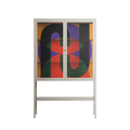 JJ - Loft Cabinet - Oluwasheyi Adebayo - Pebble - Clear glass