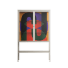 JJ - Loft Cabinet - Oluwasheyi Adebayo - Pebble - Clear glass