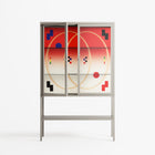 Parallel Mirage - Loft Cabinet - Oluwasheyi Adebayo - Pebble - Clear glass
