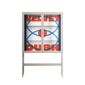 Velvet Dusk - Loft Cabinet - Oluwasheyi Adebayo - Pebble - Clear glass